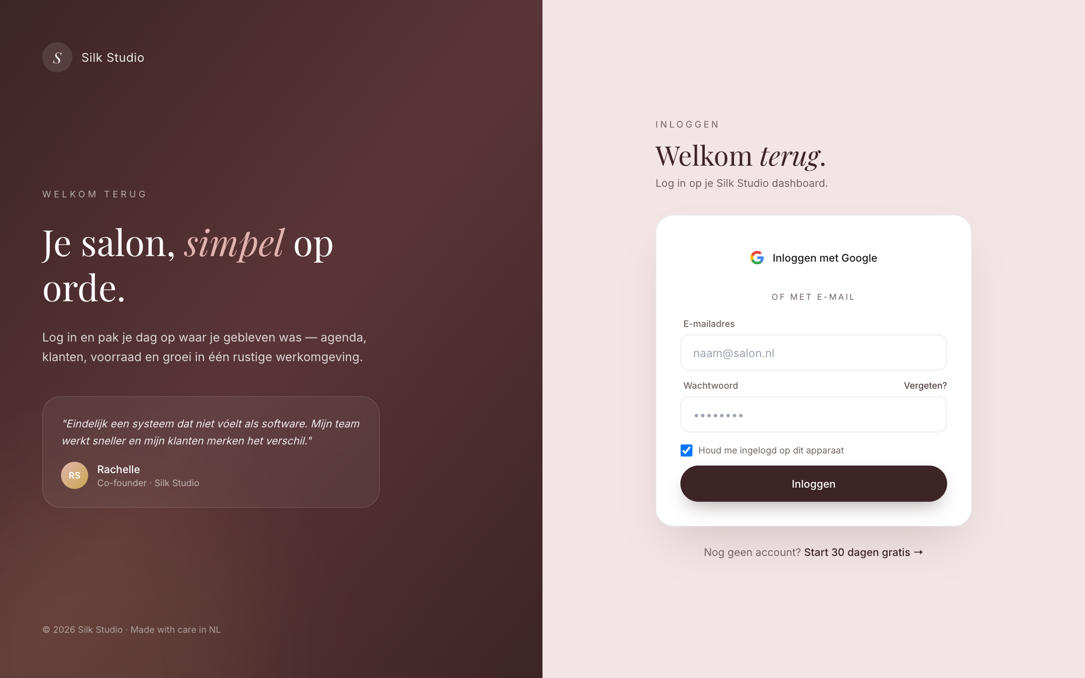 Een compleet SaaS-platform voor salons — 369 Agency